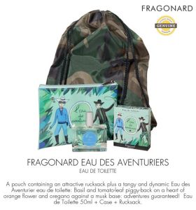 LIMITED EDITION Fragonard Eau des Adventurier (Water For Adventurer) Gift Set by Senteurs de Provence since 2004