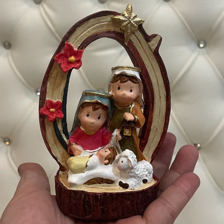Nativity Cutie Holy Family Arc 13 cm Christmas Decor (Nativity