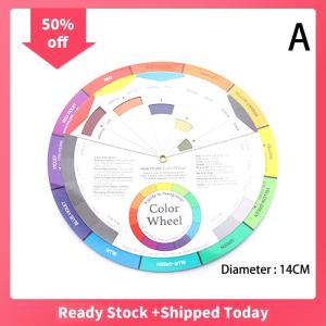 🔥🔥🔥sjqgqx Professional Paper Card Design Color Mixing Wheel Ink Chart Guidance Round