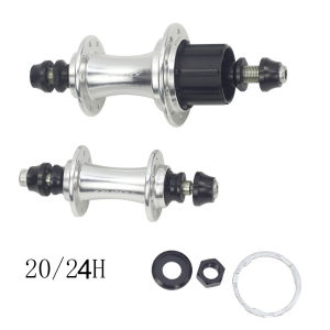 SILVEROCK 6 Pawls External 5 - 7 Speed Bike Hub O.L.D 74mm 112mm Front 16H 20H Rear 20H 28H 24H NBK Bearings for Bro mpton Pline Tline Cline 3sixty Folding Bike Hubs