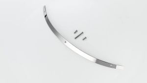 Amazicha Polished Chrome Windshield Trim Stainless Windscreen Trim Batwing Motorcycle Windshield Trim Fit for Touring Street Glide Electra Glide Ultra Limited Tri Glide 2014-2024
