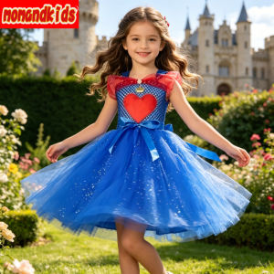 11.11 Shimmer Royal Blue Villainess Tiered Tutu Gown with Airy Mesh Layers Perfect for Cake Smash Sessions and Seasonal Holiday Dress h2610