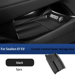 kkmf For BYD Sea Lion 07 EV Central Control Lower Storage Partition Storage With Silent Pad Car Interior Accessories 5T9N4