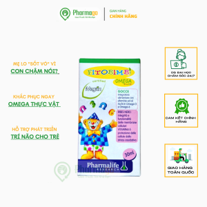 Siro Sáng Mắt Cho Bé FITOBIMBI OMEGA JUNIOR Giúp Trẻ Thông Minh Phát Triển Trí Não Chai Italia 30ml