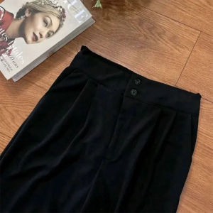Jennie Knit Pants Celana Kulot Highwaist Knit Kancing Celana Knit Wanita