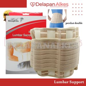 Life Resources Lumbar Sacral Supporter / Back Support Korset Tulang Belakang Punggung Double Perekat
