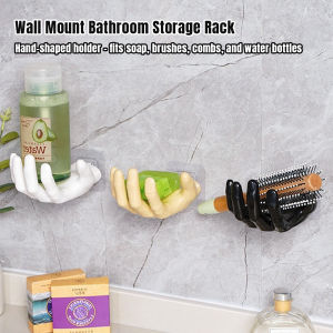 Onisa Creative Soap Holder Dish Bathroom Wall Mounted Storage Rack Multi-purpose hook 1Pc