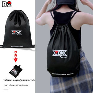 Túi Rút Thể Thao ZDK B2 | Balo Dây Rút Hai Ngăn Gấp Gọn - Túi Đựng Giày Quần Áo Gym Du Lịch Đi Học Chống Nước Nhẹ