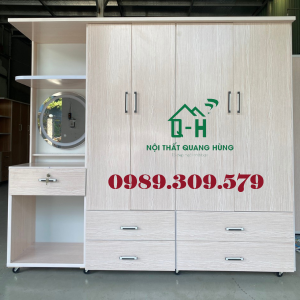 TỦ NHỰA ĐÀI LOAN KÈM BÀN TRANG ĐIỂM CAO CẤP HCM