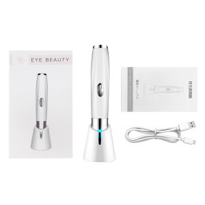 DECINIEE Eye Massager Pen Blue Light Anti Wrinkle Eye Massage Pen Hot Compress 5 In 1 Eye Wrinkle Beauty Care Device:Eye Dark Circles Eye Bags Puffiness Skincare Tool
