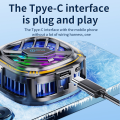 X76 Pro Phone Radiator Icing Style Adjustable Magnetically Fixed Back Clip Digital Display Fast Cooling Semiconductor Mobile Phone Heat Sink Gaming Cooler. 
