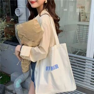 2026 NEW ARRIVAL stylish minimalist printed "OTHER" commuter shopping one shoulder tote bag student E163