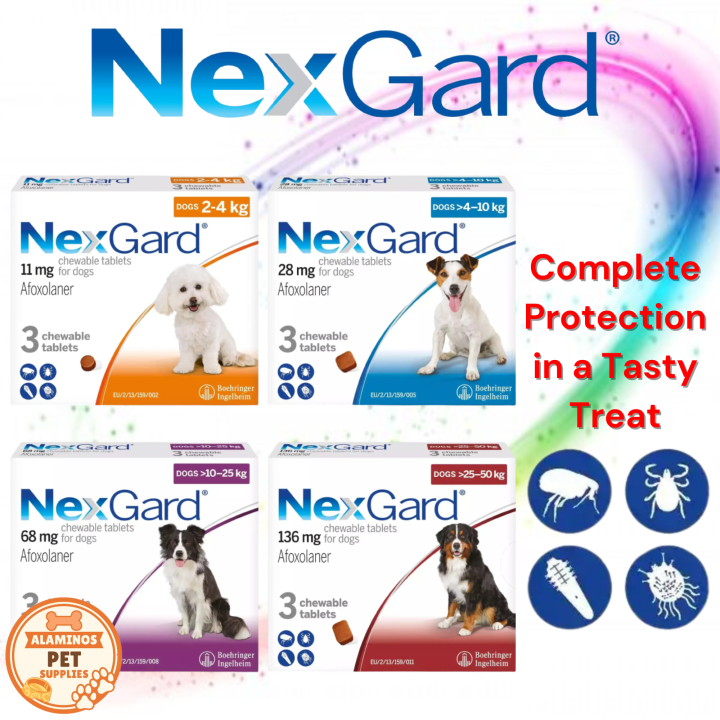 [aps] Nexgard Chewable Tablets Sold Per Tablet Anti-tick And Flea Dogs 