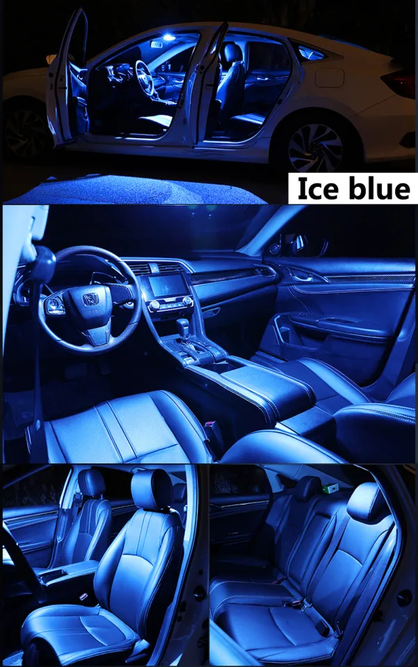 12-Piece LED Interior Light Kit For Mitsubishi Outlander Montero Pajero Sport Lancer Eclipse