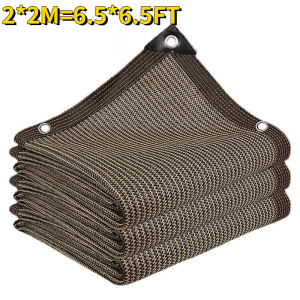 màu nâu Tấm Che Nắng Slan 90% Tấm Che Nắng Lưới Che Nắng Bạt Che Buồm Vải Che Ngoài Trời Chống Tia UV Cho Vườn