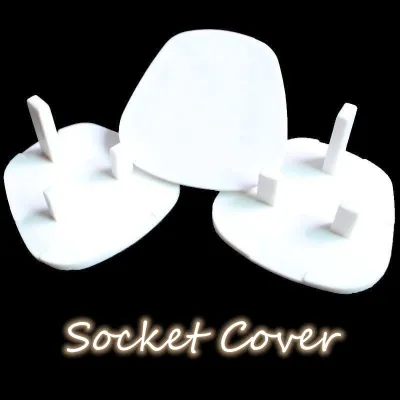 (1 PC) Socket Cover 3 Pin Plug Protector Baby Kid Children Safety Childproof Power Electric Protection Cap Anti Shock