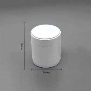 EDIHP COD กระปุกผงมัทฉะ ดีบุกผิวงานทราย กันชื้นสมบูรณ์ ทรงกลมพกพาง่าย