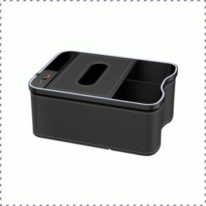 กล่องทิชชู่ การควบคุมด้วยเสียง กล่องเก็บของ การจัดเก็บที่สะดวก ใช้มันได้ทุกที่ กันน้ำและกันกระแทก