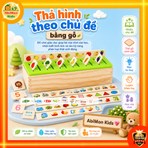 Bộ Thả Hình Theo Chủ Đề Gỗ | Nhiều Hình Ảnh Đa Dạng Giúp Bé Phân Loại Luyện Trí Nhớ Và Tăng Tư Duy Quan Sát Hiệu Quả