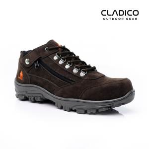 Sepatu Safety Proyek Gunung Hiking Touring Cladico Lion Suede Low Outdoor Ujung Besi Pria Terlaris 2024