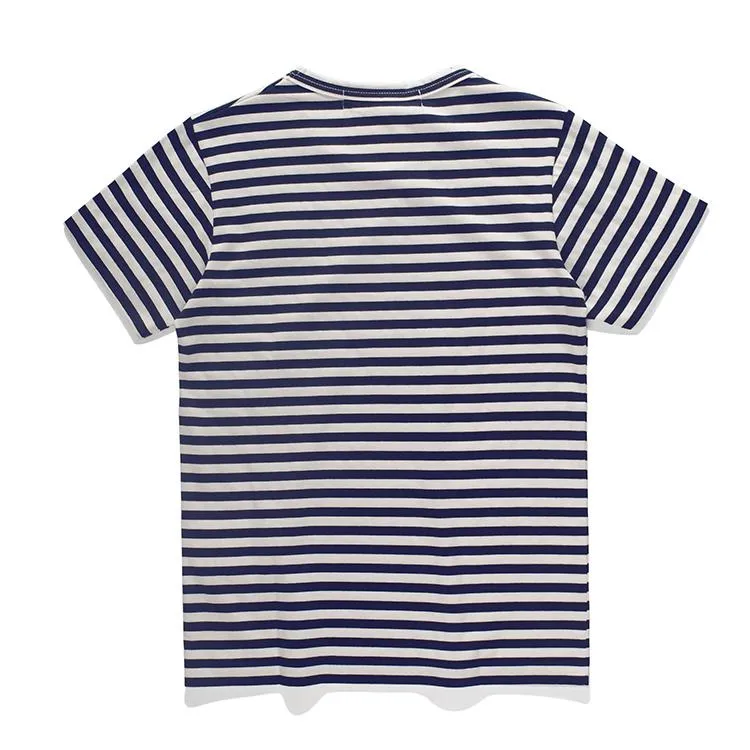 Striped Shirt Comme Des Garcons Play T Shirt Navy PLAY Official