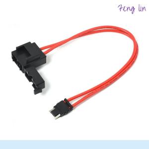 🔥🔥🔥fenglin 32V 25A 16AWG Automobile Fuse Holder Extension Wire Current Collector Harness Fuse Adapter For Electronic Device