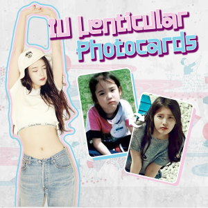 IU Lee Ji-eun Lenticular Lenti Motion Photocards