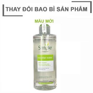 (HSD:04/2026) Nước Tẩy Trang và Sữa Rửa mặt Simple Làm Sạch Trang Điểm 200ml/150ml (chai)