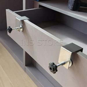 INS แคลมป์จับตําแหน่งเร็ว สําหรับยึดลิ้นชัก สําหรับติดตั้งประตู ด้านหน้า U-Clamp