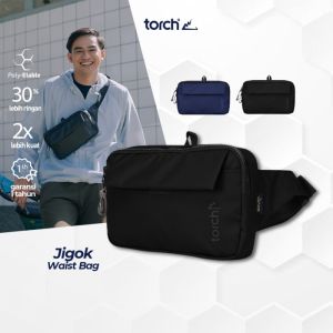 TORCH Tas Pinggang Selempang Anti Air Ringan - Waist Sling Bag Jigok