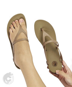 Nes Official Store Camou Sandal Wanita Sabina Krem Kualitas Premium Ringan Awet Dan Nyaman Dipakai