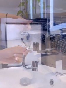 Robotic Arm Faucet Dual Mode Bathroom Sink Faucet Extender 1080° Swivel Sink Extension Strainer