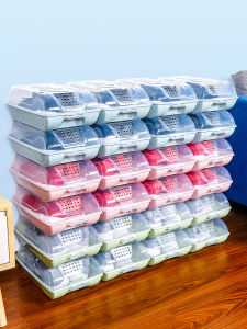Homeliving Candy Color New Generation Foldable Drawer Case Storage Organizer Shoe Box Shoe Cabinet