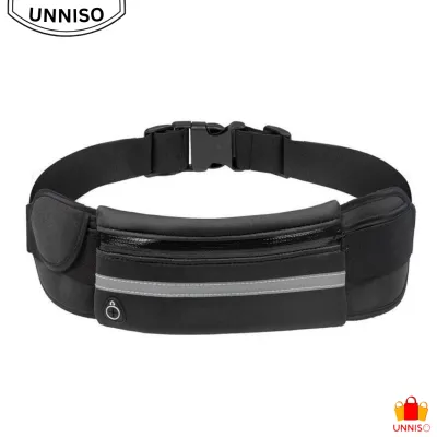 UNNISO - Tas Pinggang Olahraga Pria Wanita Waterproof