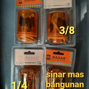 Otomatis pompa air radar ukuran 1/4 (kecil) dan ukuran 3/8 (besar)