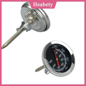 Heabety Nhiệt kế lò nấu ăn Nhiệt kế đầu dò bằng thép không gỉ Nhiệt kế đo thịt thực phẩm 350 ° C
