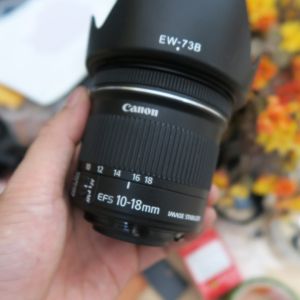 Ống kính canon 10-18 is STM siêu rộng cho máy crop Canon