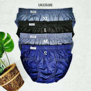 Celana Dalam Katun Pria Sorex M3201 Satuan Dan Kotakan isi 3pcs Ukuran M-XL / Celana Dalam Laki-Laki