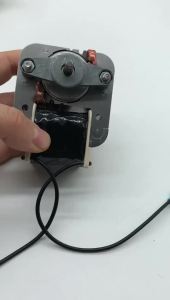 YJ62/300 220VAC 60HZ 35W Stator Thickness 25mm Shaped Pole Fan Motor For Vacuum Air Pump Air Fryer Oven Furnace