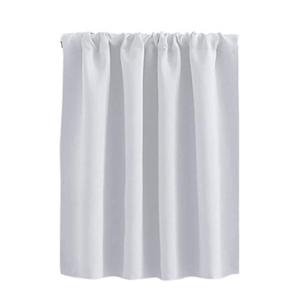 Ngắn thermals mất điện rèm nhà bếp pa-nô cửa sổ với thanh đèn bỏ túi chặn