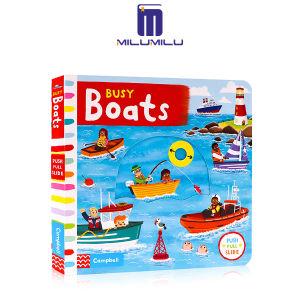 Busy Boatsหนังสือนิทานการศึกษาเด็กปฐมวัยหนังสือภาษาอังกฤษ