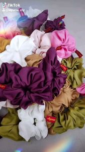 JC@Getah Rambut - Soft Scrunchie sesuai untuk kids hingga dewasa kegunaan harian