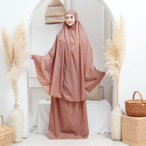 Mukena Traveling Mini Pouch 2 In 1 Dewasa Parasut Korea Premium – Solusi Praktis Untuk Traveling