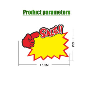 10 Pcs Advertising Paper Promotional Label POP Price Tags Supermarket Sale Promotion Advertising Sign NEW SALE label