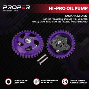 PROPER RACING LINE OIL PUMP MIO M3 GEAR 125 FAZZIOFREEGO SOUL GT 125 2PH RACING POMPA OLI