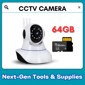 NEXT GEN || IP CCTV Camera Connect To Phone - Triple Antenna WIFI Outdoor/Indoor 360 Panoramic CCTV