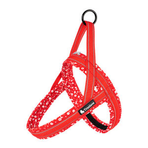 TRUELOVE Adjustable Pet Harness Soft Dog Harness Reflective Lightweight with Quick Release Buckle Soft Handle Comfortable for Dog