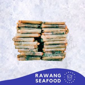 🔥READY STOCK🔥 Bamboo Clam / 竹滩 (1kg) Frozen Shellfish Seafood Fresh A Grade Premium Import kam heong / Makanan Laut Sejuk Beku Segar / 冷冻贝类海鲜 进口 新鲜 甘香 蒜蓉 竹蛏 - Rawang Seafood