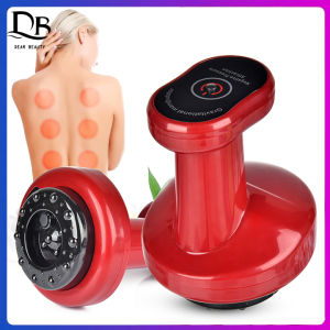 Dearbeauty Electric Cupping Massager Vacuum Suction Cups Apparatus Guasha Scraping Device Meridian Fat Burning Body Slimming Negative Pressure Physiotherapy