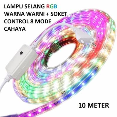 Lampu Led Strip Selang RGB 2835 3528 SMD Rope Light 10 Meter warna warni led strip rgb